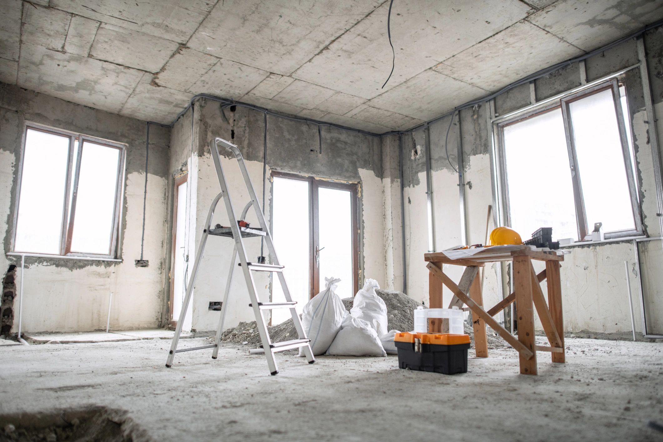 concrete slab residential construction