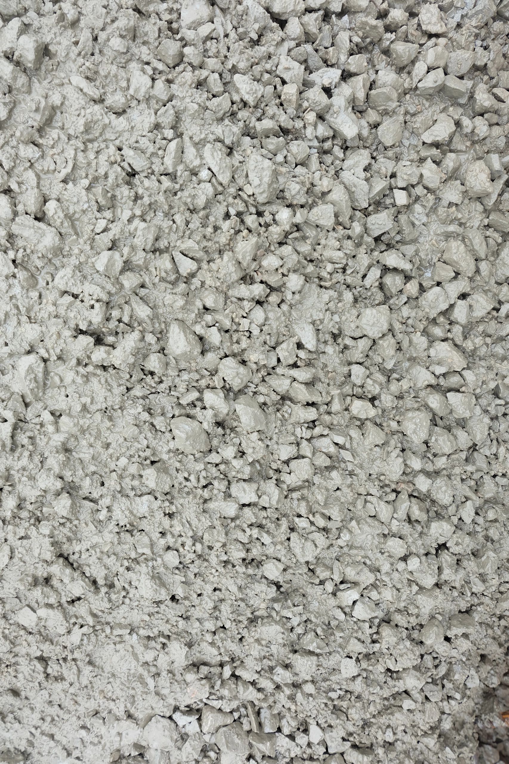 admixture concrete closeup